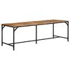 vidaXL Dining Table 86.6"x35.4"x29.5" Solid Wood Rough Mango