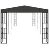 vidaXL Gazebo Charcoal Polyester fabric 9.8x19.7ft Decorative Accents