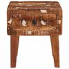 vidaXL End Tables Brown 15.75 x 12.60 x 18.11 in Solid Reclaim Wood