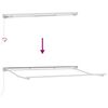 vidaXL Awning Frame White 3.5 x 2 m Powder-coated steel and aluminum