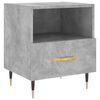 vidaXL Bedside Cabinets 2 pcs Concrete Grey 15.7x13.8x18.7" Engineered Wood