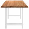 vidaXL Dining Table Light brown and white