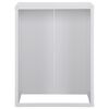 vidaXL Washing Machine Cabinet White PVC Medium Noise-Reducing