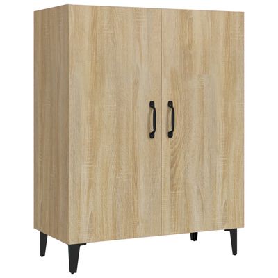 vidaXL Sideboard Sonoma Oak 27.6"x13.4"x35.4" Engineered Wood