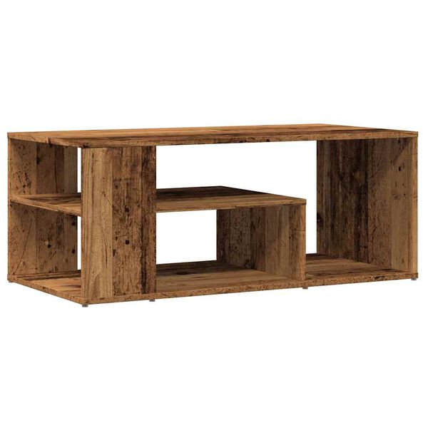 vidaXL Coffee Table Old wood Engineered wood 39.4 in x 19.7 in x 15.7 in