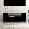 vidaXL TV Stand Black 47.2"x13.8"x18.9" Engineered Wood