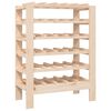vidaXL Wine Rack 24.2x11.8x32.3" Solid Wood Pine
