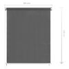 vidaXL Roller Blind Anthracite High-Density Polyethylene (HDPE)