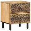 vidaXL Bedside Cabinet 15.7"x13"x18.1" Solid Wood Mango