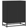 vidaXL Sideboard Black Engineered wood 24.4 x 13.8 x 29.9 in Sideboard