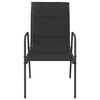 vidaXL Garden Dining Set Black and Anthracite
