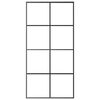 vidaXL Sliding Door with Hardware Set 40.4x80.7" ESG Glass&Aluminium