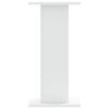 vidaXL Speaker Stands 2 pcs White 11.8x11.8x23.6" Engineered Wood