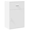 vidaXL Storage Cabinet White Engineered wood 22.2 x 15.4 x 35.4 in