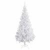 vidaXL Christmas Tree White PVC, Plastic Medium Christmas Tree