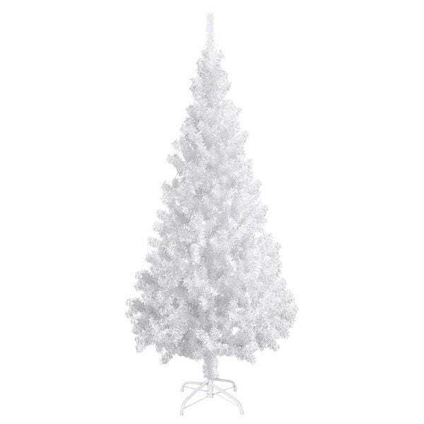 vidaXL Christmas Tree White PVC, Plastic Medium Christmas Tree