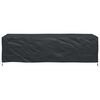 vidaXL Furniture Cover Plain Black 106.30 x 43.31 x 27.56 in 420D