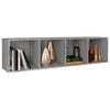 vidaXL Book Cabinet Grey Sonoma Engineered wood Medium Book Cabinet