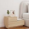 vidaXL Bedside Cabinet Sonoma oak Engineered wood Bedside Cabinet