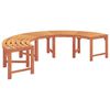 vidaXL Tree Bench Natural 160 x 80 x 45cm Solid Eucalyptus Wood