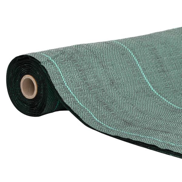 vidaXL Weed Membrane Green Polypropylene 1.6 x 32.8 ft
