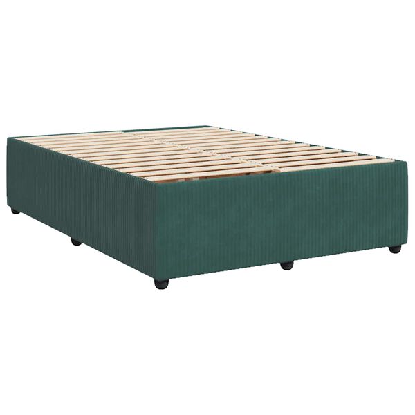 vidaXL Bed Frame Dark Green