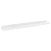 vidaXL Wall Shelves 4 pcs High Gloss White 23.6"x3.5"x1.2"