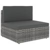 vidaXL Garden Lounge Set Gray, Anthracite