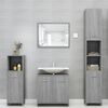 vidaXL Bathroom Cabinet Grey Sonoma Engineered wood Medium