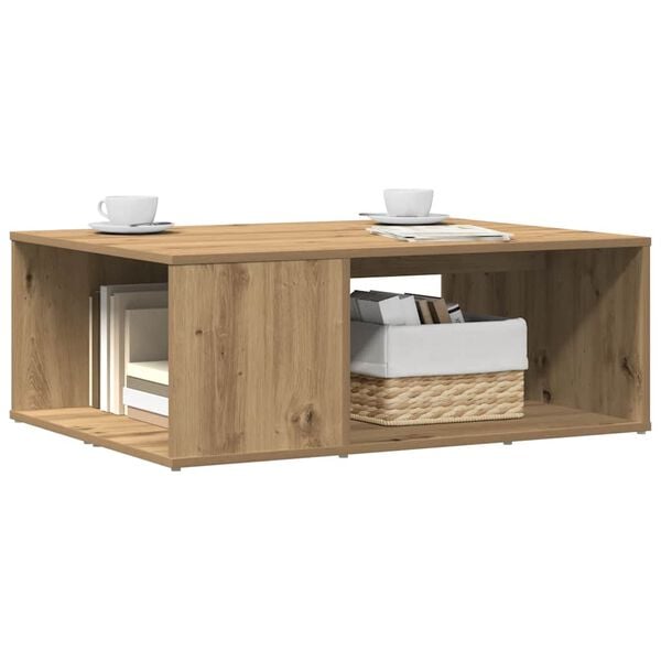 vidaXL Coffee Table Artisan Oak Engineered Wood Medium Coffee Table