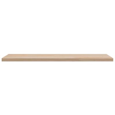 Thin wooden shelf plank