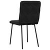 vidaXL Dining Chair Set of 2 Black