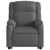 vidaXL Electric Stand Up Massage Recliner Chair Dark Grey