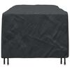 vidaXL Furniture Cover Plain Black 86.61 x 43.31 x 27.56 in 210D