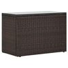 vidaXL Garden Lounge Set Brown Poly rattan Medium Modular