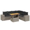 vidaXL Garden Sofa Set Grey