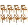 vidaXL Garden Dining Set Brown Solid Acacia Wood with an Oiled Finish
