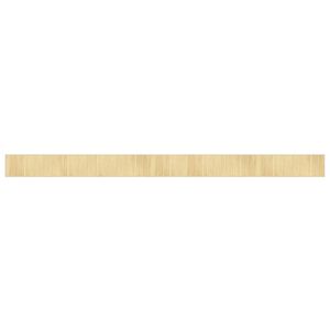 vidaXL Rug Light Natural Bamboo, Polypropylene 27.6x393.7 in Rug