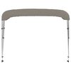 vidaXL 3-bow Bimini Top Grey 72.0x77.2x53.9"