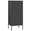vidaXL Storage Cabinet Anthracite Steel Medium Ball-Bearing