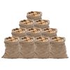 vidaXL Jute Sacks 10 pcs 23.6x41.3" 100% Jute 220 gsm