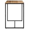 vidaXL Dining Table Natural Wood Solid mango wood Medium Industrial