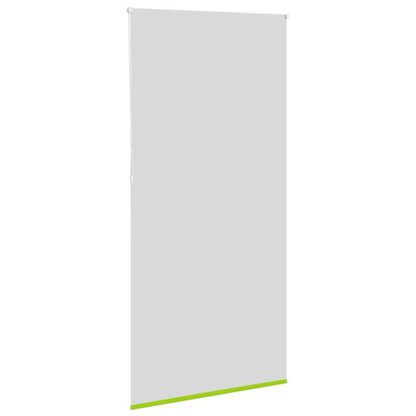 vidaXL Roller Blind Leaves Green 100% Polyester 43.3 x 82.7 in