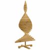 vidaXL Christmas Trees with Stand Brown 47.2" Solid pine wood