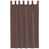 vidaXL Voile Curtains with Tab Top 2 pcs Brown