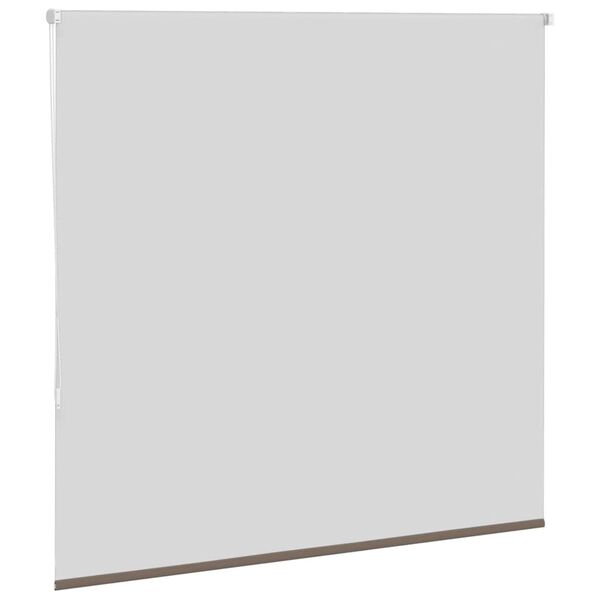 vidaXL Roller Blind Coffee 100% polyester 61 in wide, 68.9 in tall