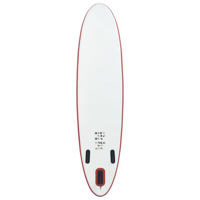 vidaXL Inflatable Stand Up Paddleboard Set Red and White
