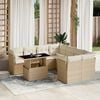 vidaXL Garden Sofa Set Beige