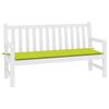 vidaXL Patio Bench Cushion Bright Green 78.7x19.7x1.6" Oxford Fabric