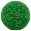 vidaXL Artificial Boxwood Ball Green Polyethylene Medium